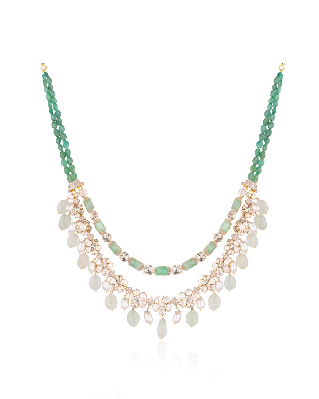 Shalalu Polki And Diamond Necklace - NO ORDERS