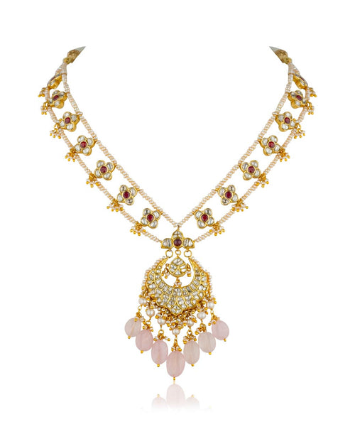 Kanchan Polki Long Necklace