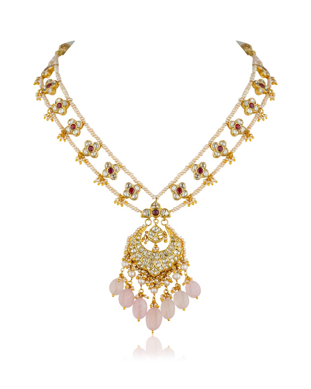 Kanchan Polki Long Necklace