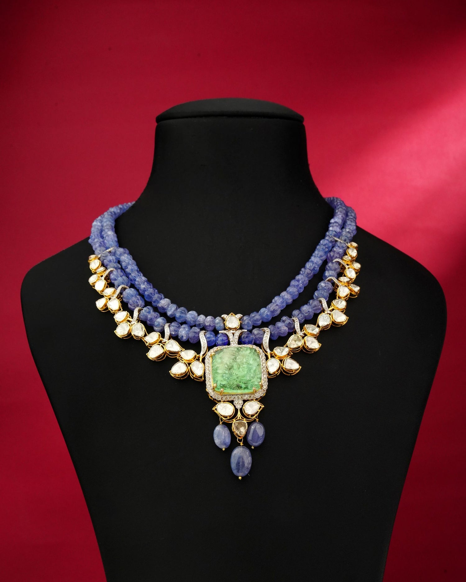 Penelope Polki  And Diamond Necklace