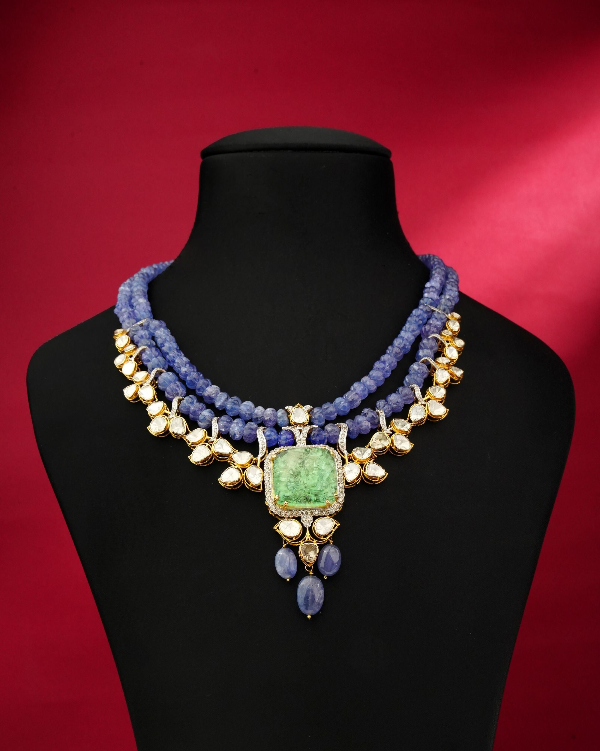 Penelope Polki  And Diamond Necklace