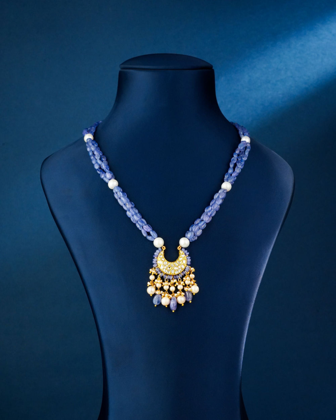 Ishika Polki And Diamond Bead Pendant