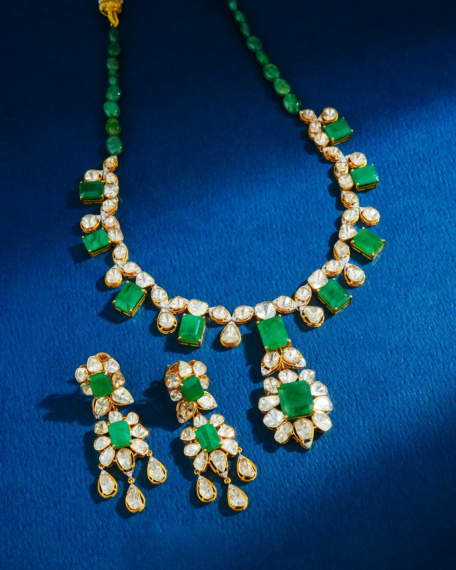 Aarohi Polki And Diamond Necklace