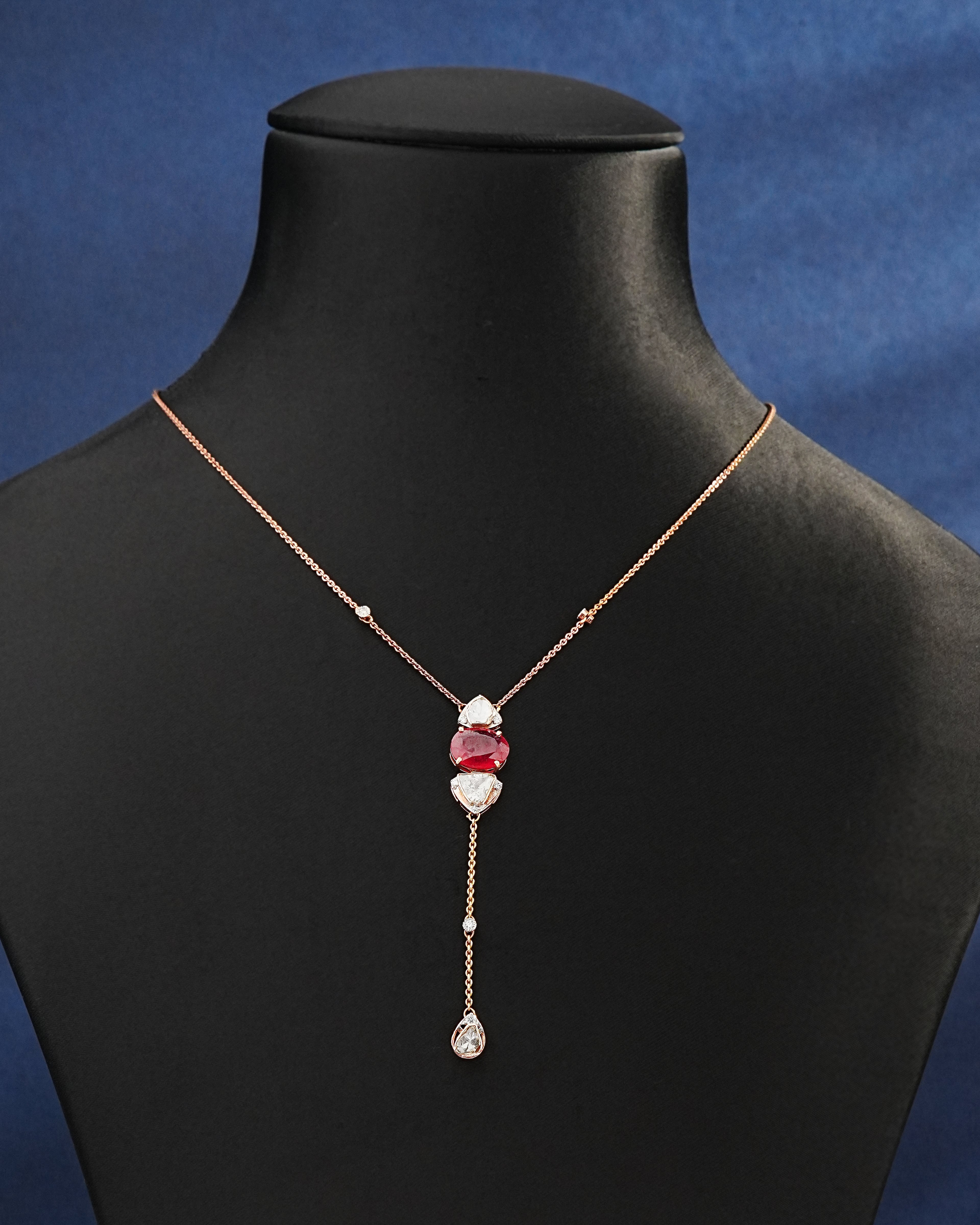 Manasvi Polki And Diamond Pendant
