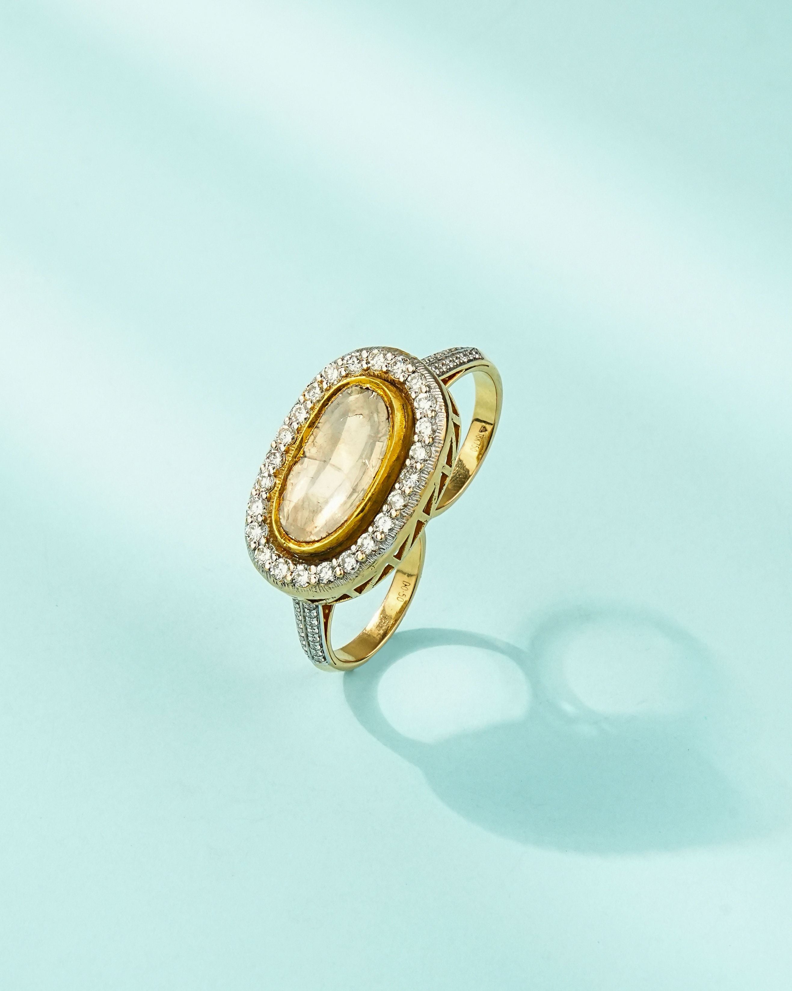 Adelora Polki And Diamond Ring