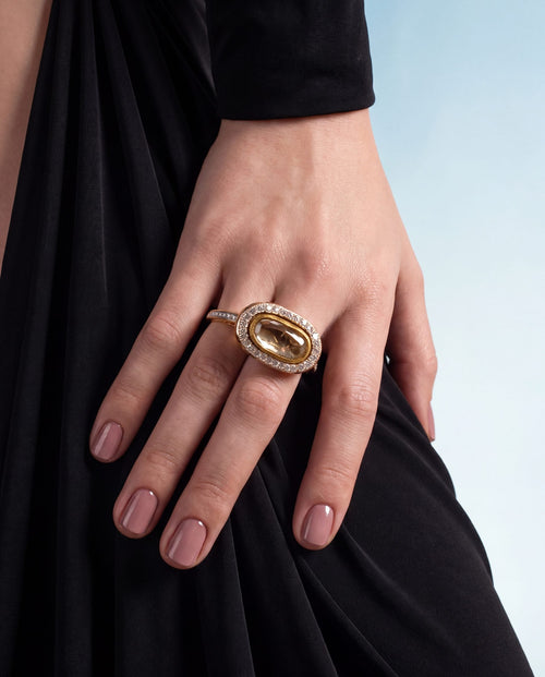 Adelora Polki And Diamond Ring