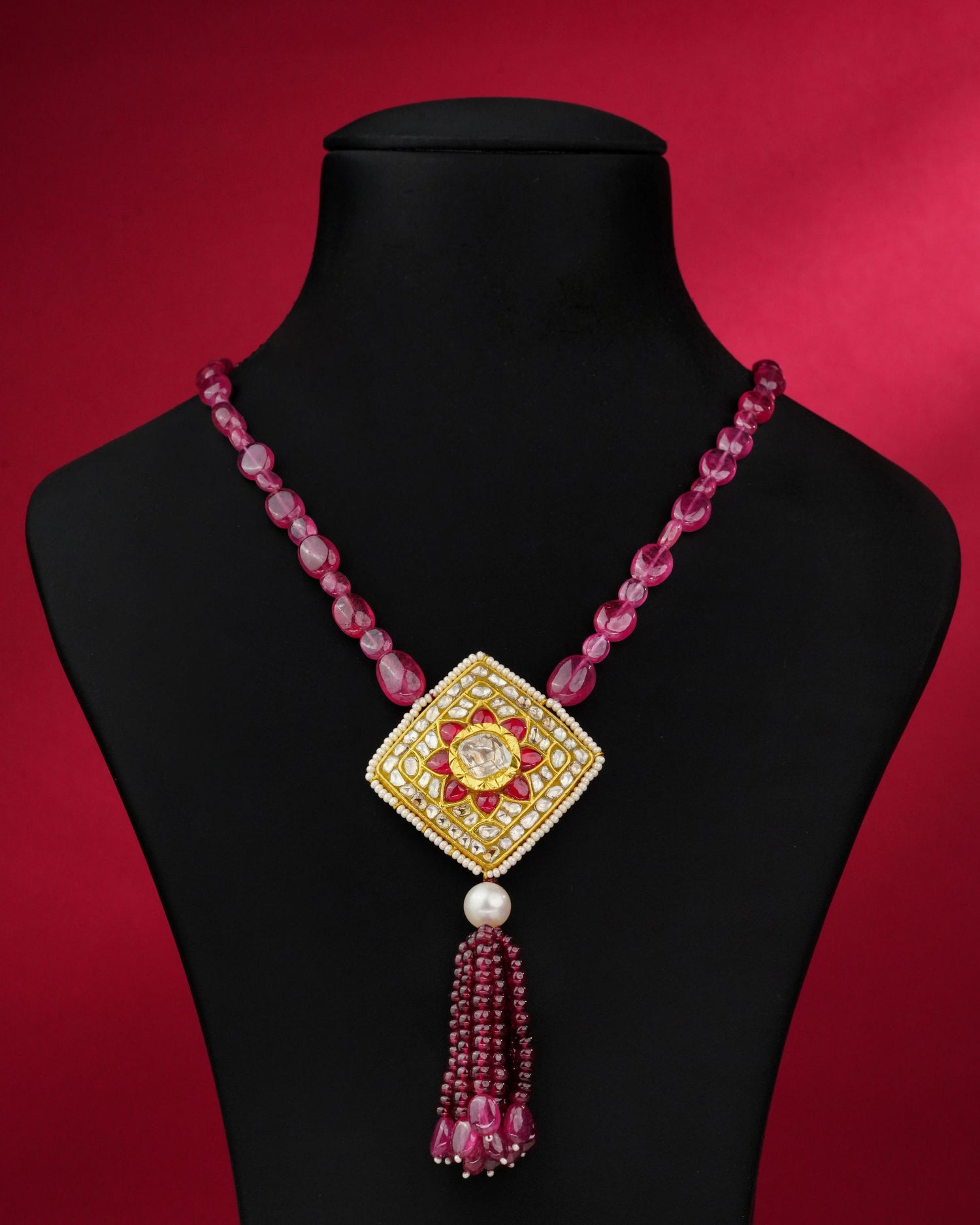 Ziva Polki Bead Pendant