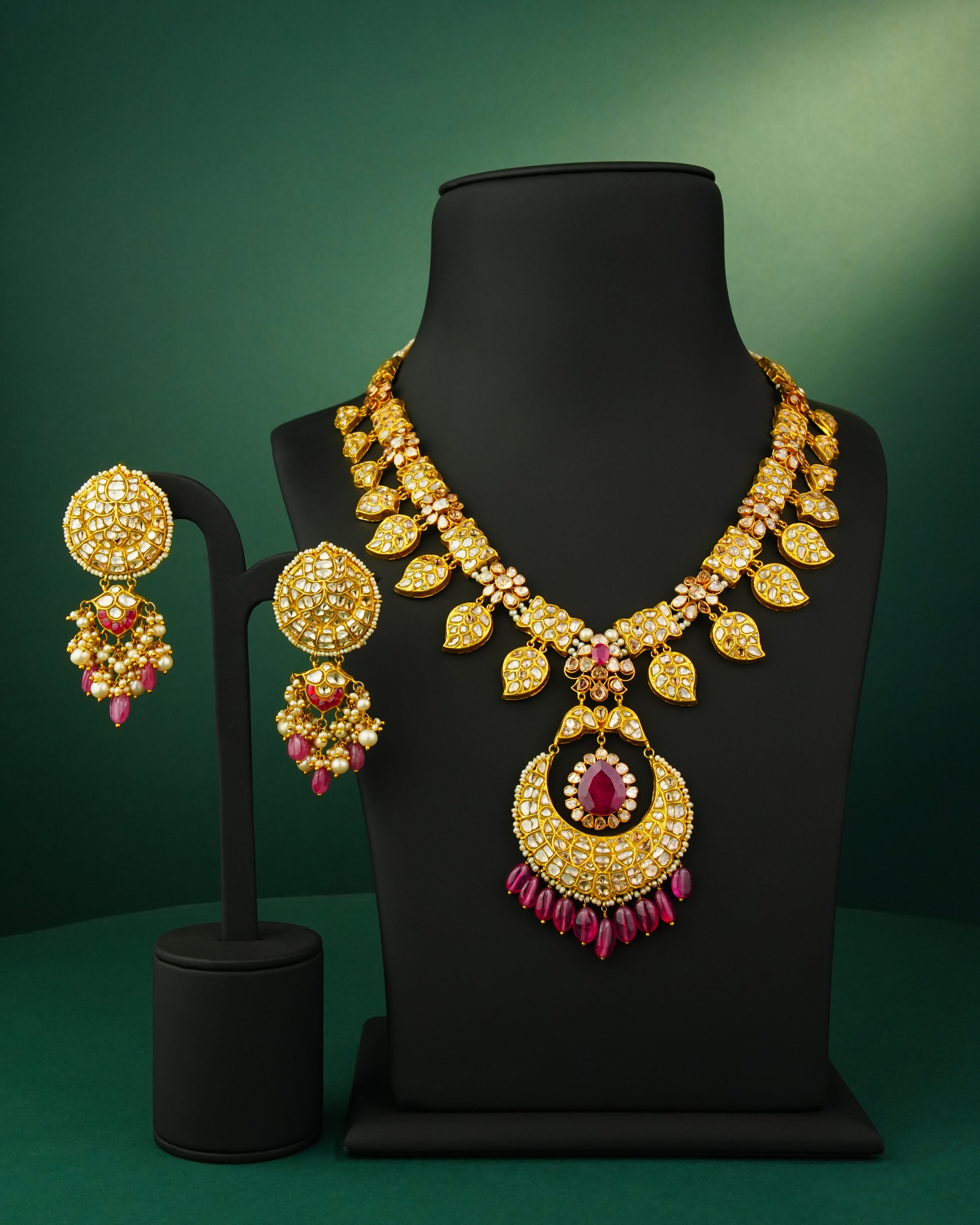 Sitri Polki Long Earrings