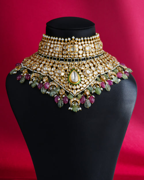 Zareen Jadau Polki Choker