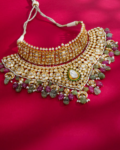 Zareen Jadau Polki Choker