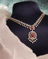 Red Stone Diamond Necklace