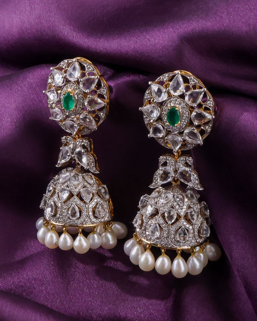 Diamond Jhumkas - NO ORDERS