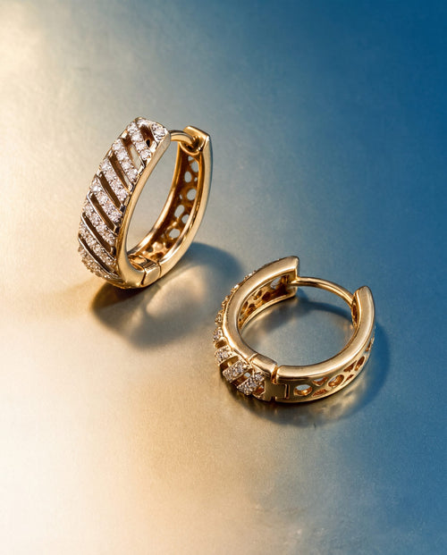 Diamond Long Earrings