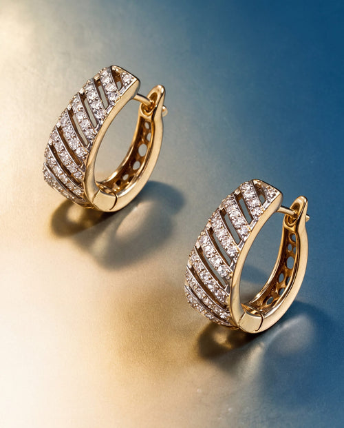 Diamond Long Earrings