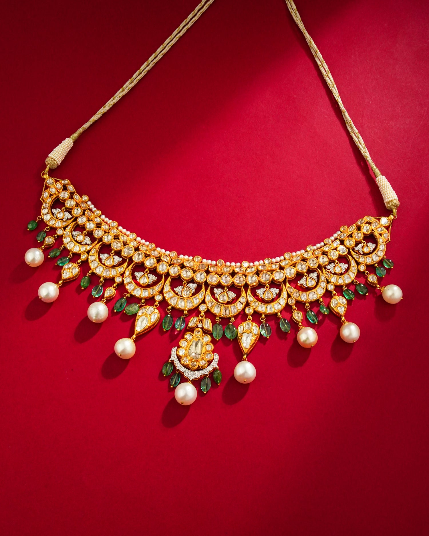 Ella Polki And Diamond Necklace