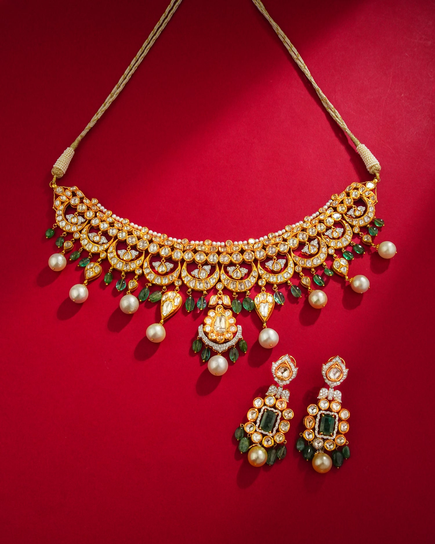 Ella Polki And Diamond Necklace