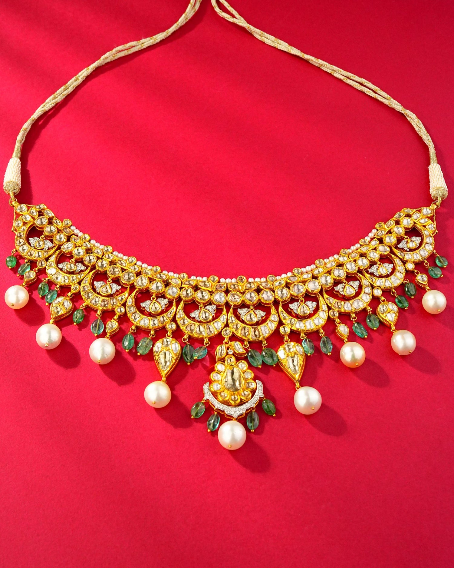 Ella Polki And Diamond Necklace