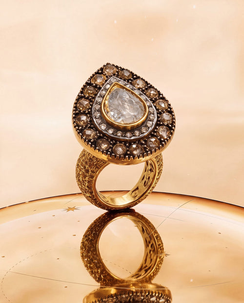 Dhriti Polki And Diamond Ring