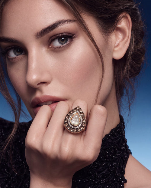 Dhriti Polki And Diamond Ring