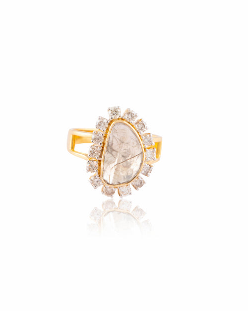 Aviva Polki And Diamond Rings