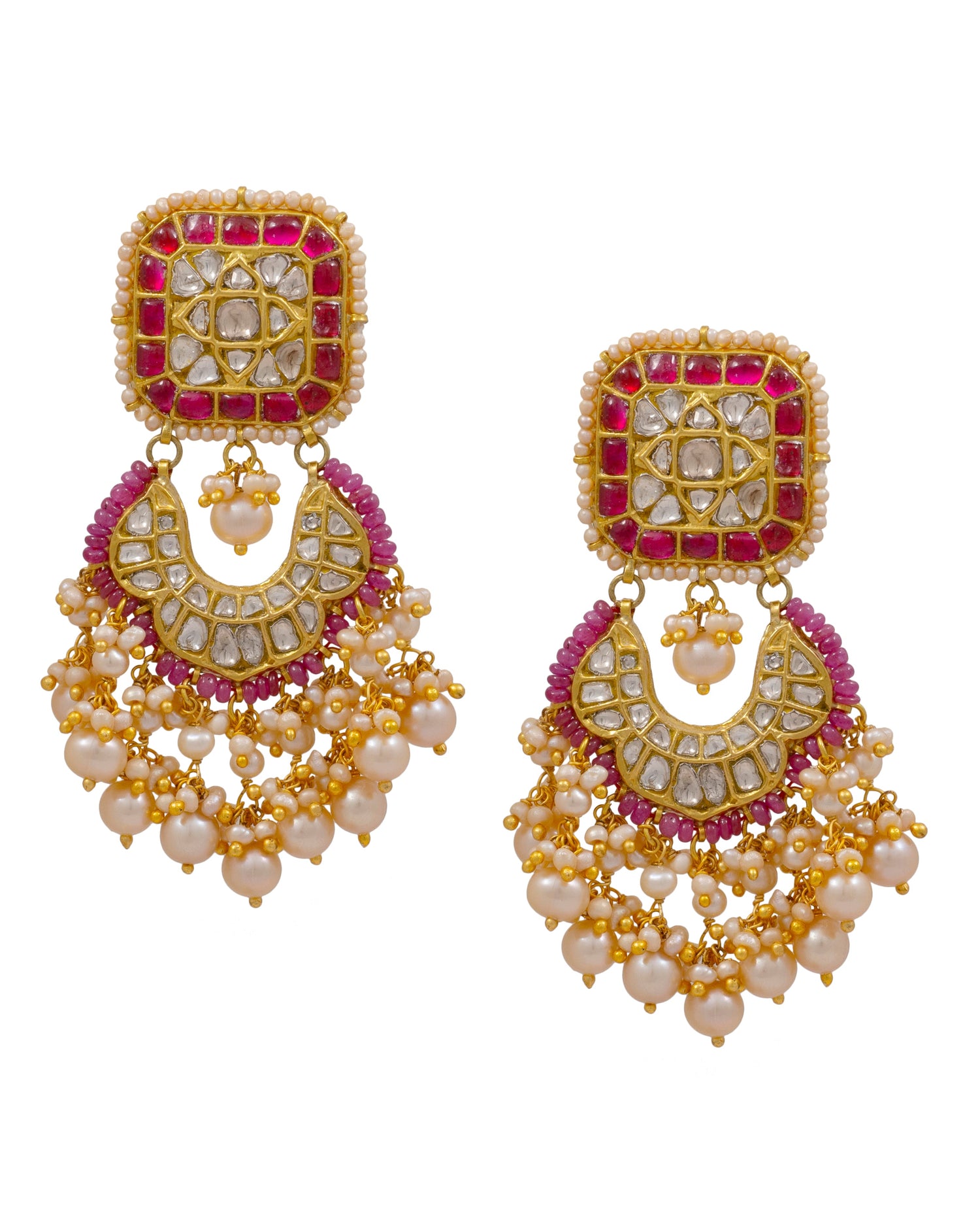 Yusufa Necklace and Mamta Chandbalis Polki Set