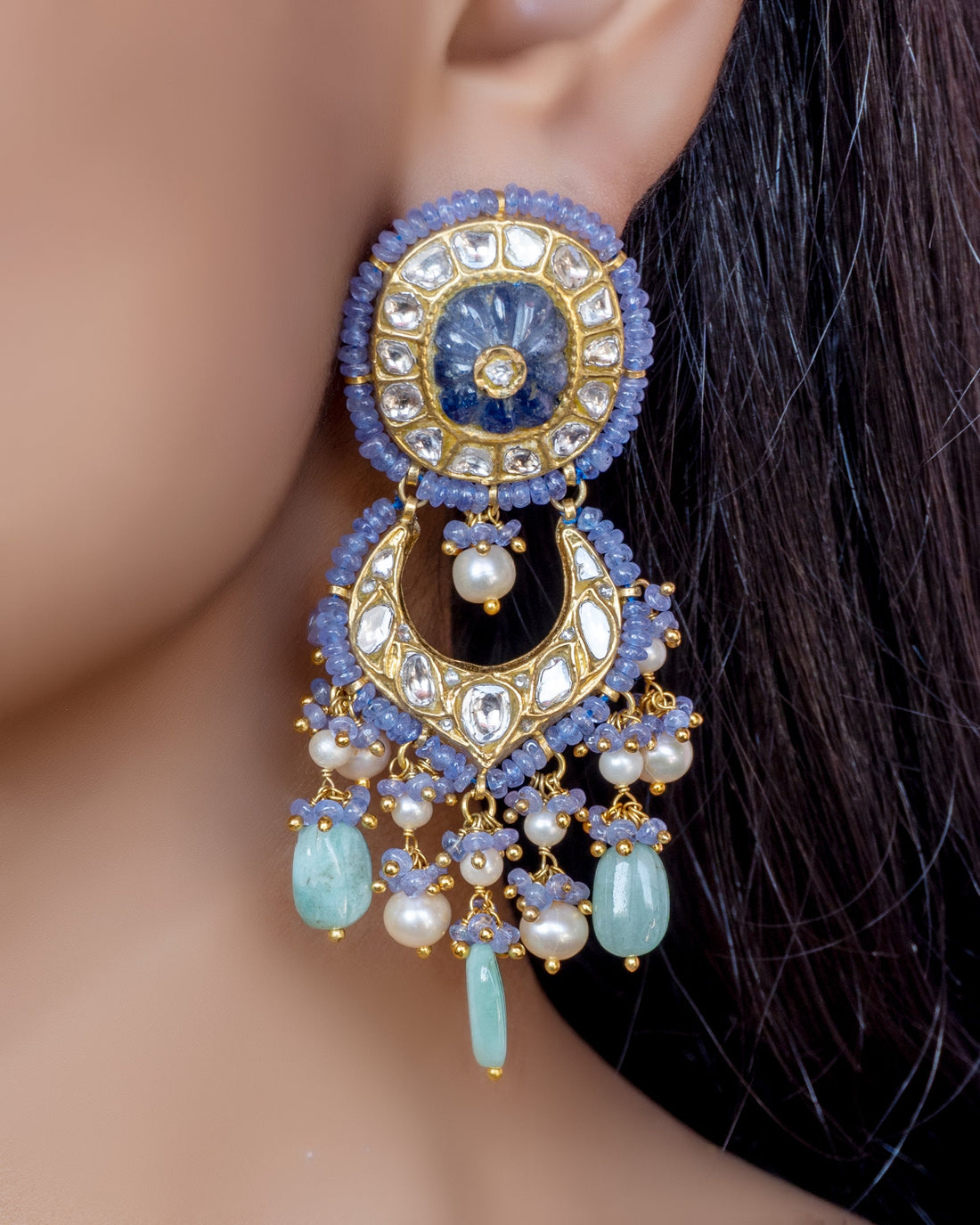 Purve Bridal Polki Set