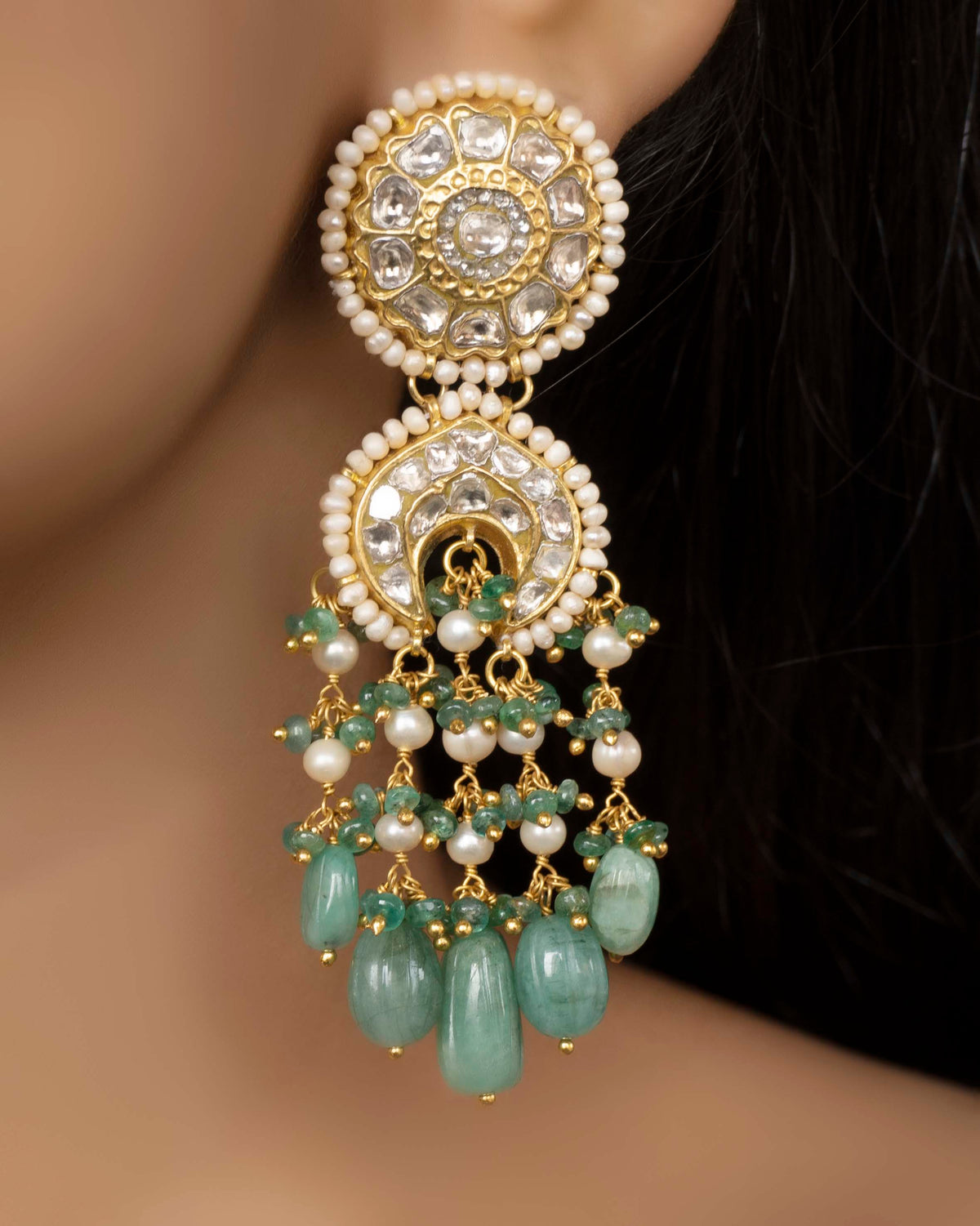 Sonam Choker and Dinisha Chandbalis Polki Set
