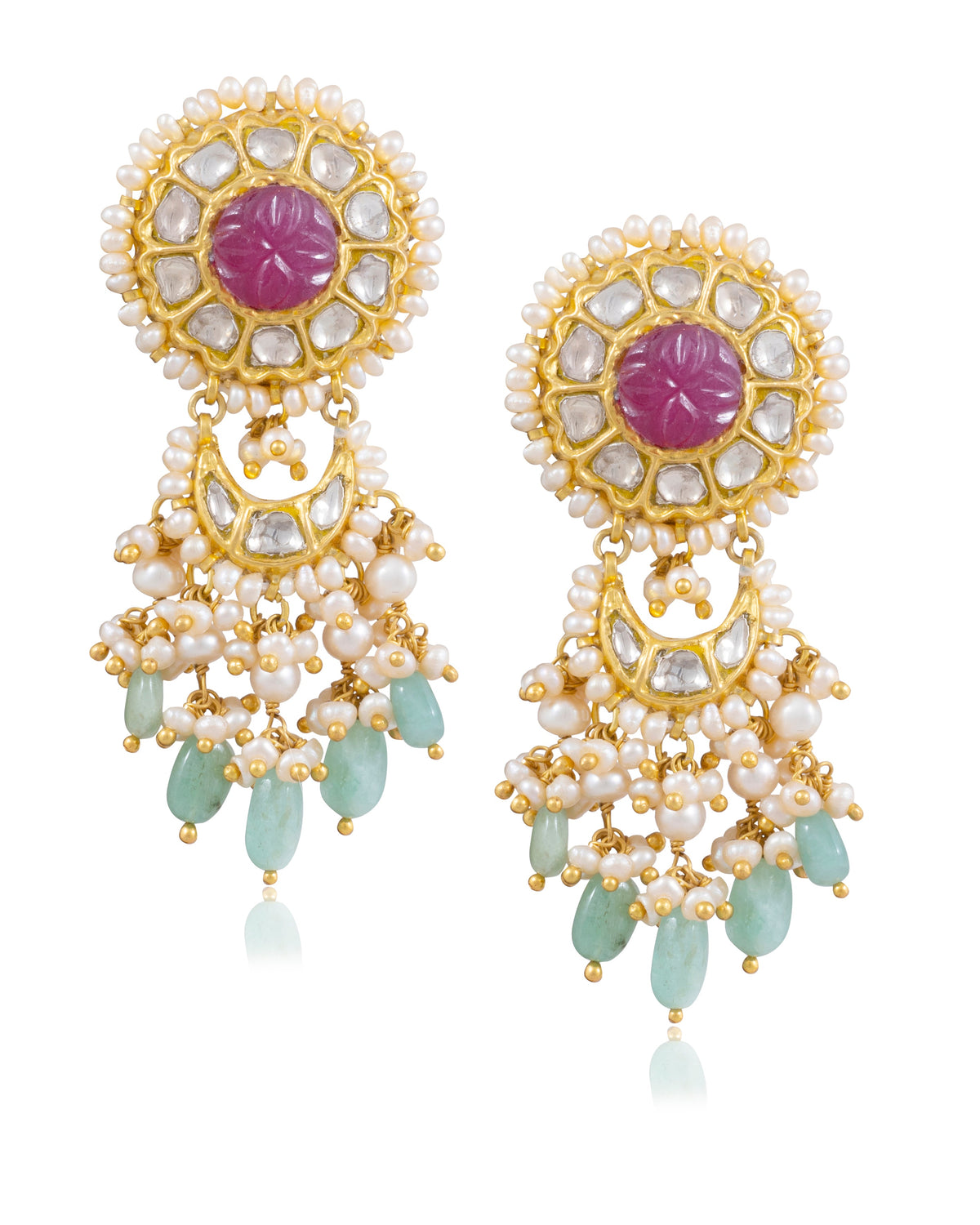 Jennifer Choker And Bhoomi Chandbalis Polki Set