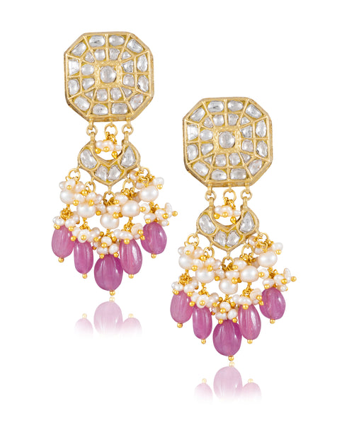 Jasnima Choker And Pratiksha Chandbalis Polki Set