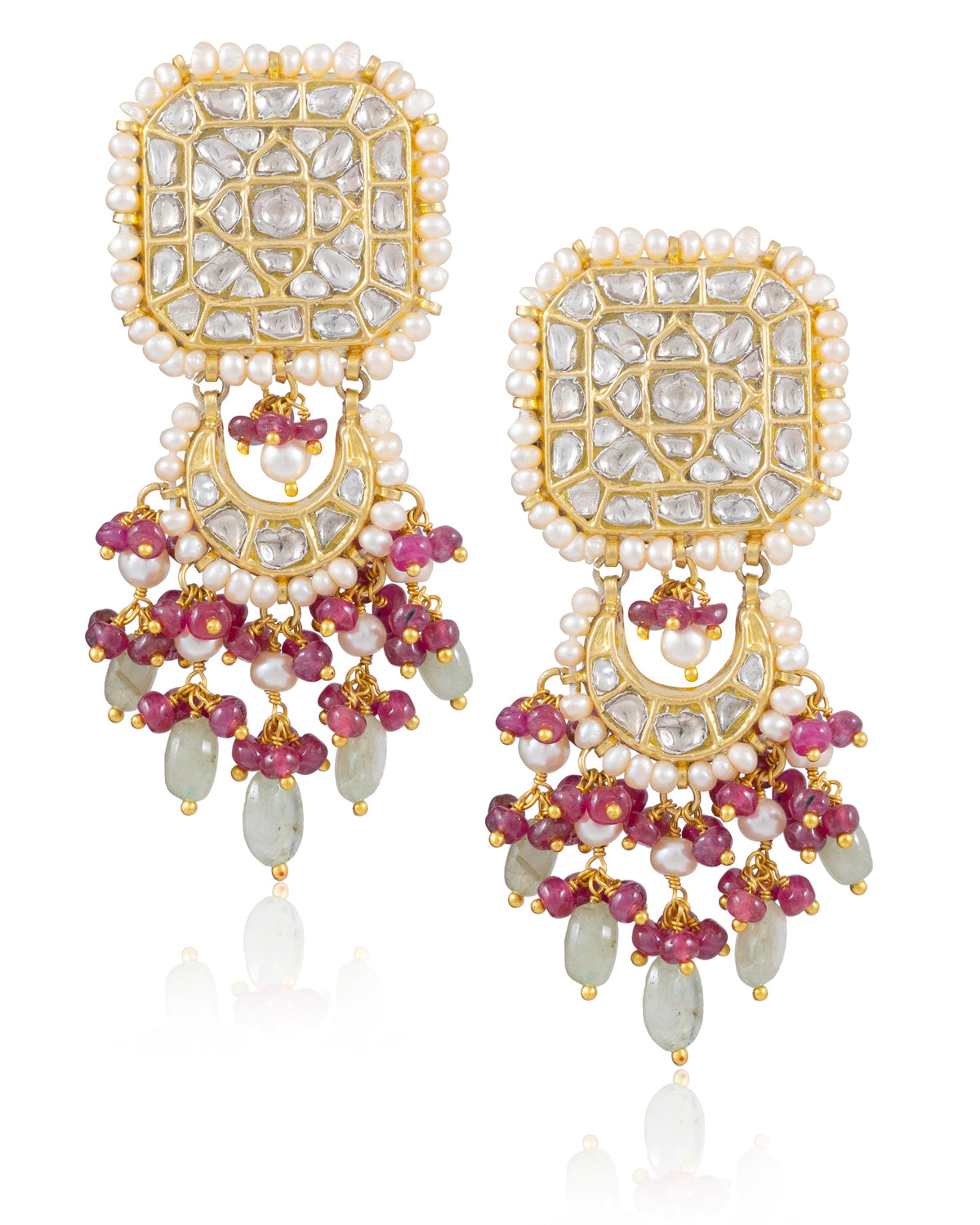 Advita Choker And Tanaz Chandbalis Polki Set