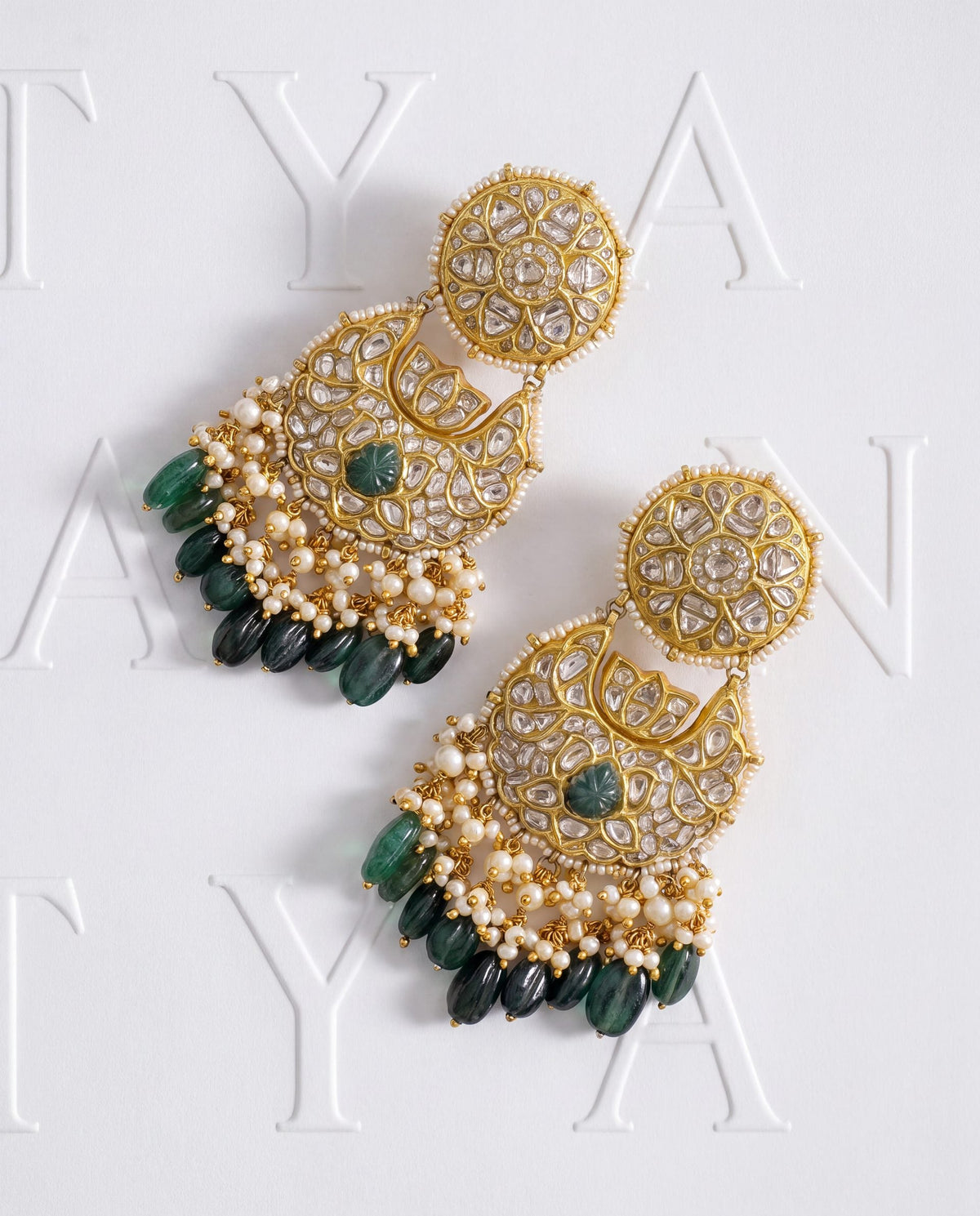 Reshmi Polki Chandbalis