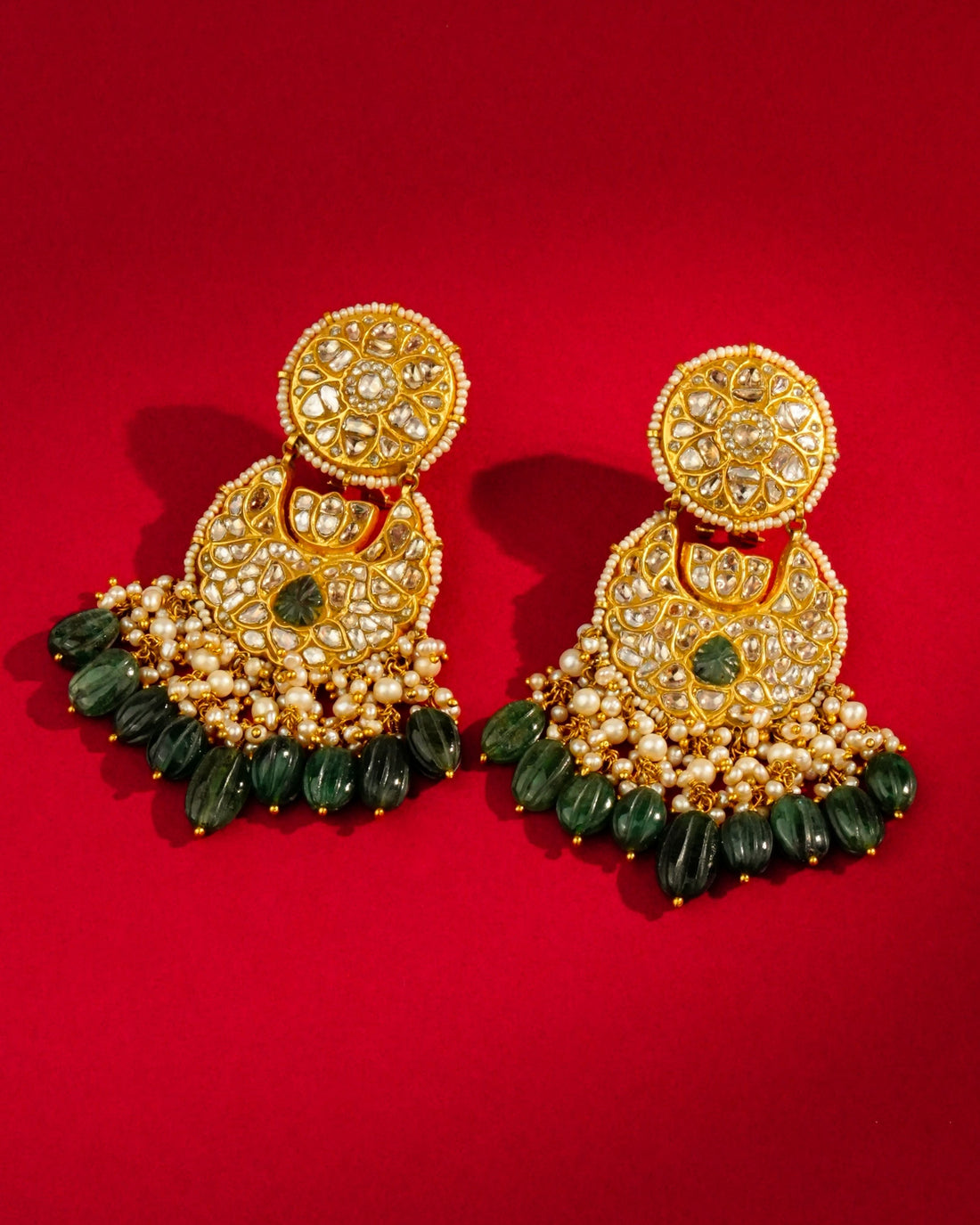 Reshmi Polki Chandbalis