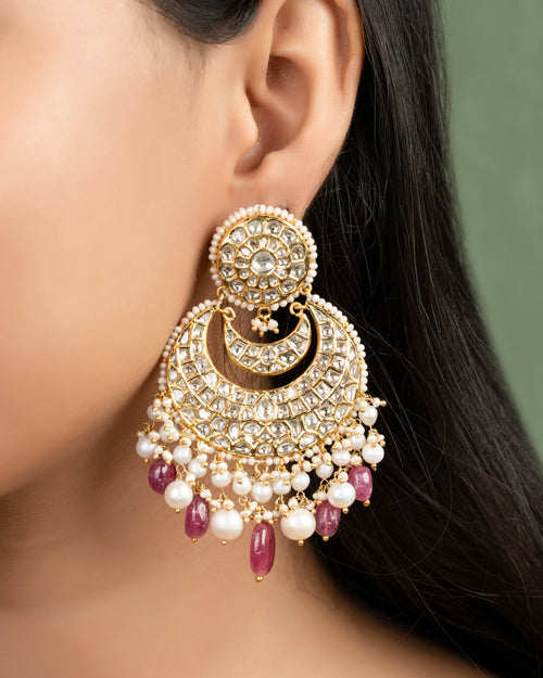 Bishti Polki Chandbalis