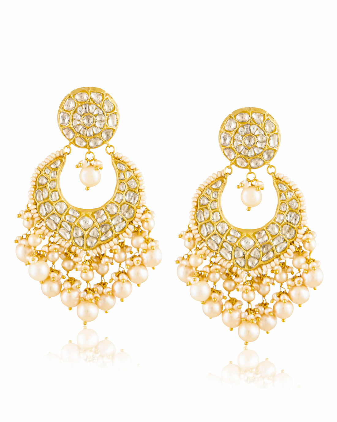 Jyoti Necklace And Amishi Chandbalis Polki Set