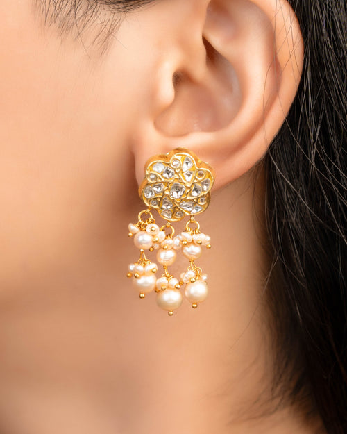 Khadija Choker And Aakriti Tops Polki Set