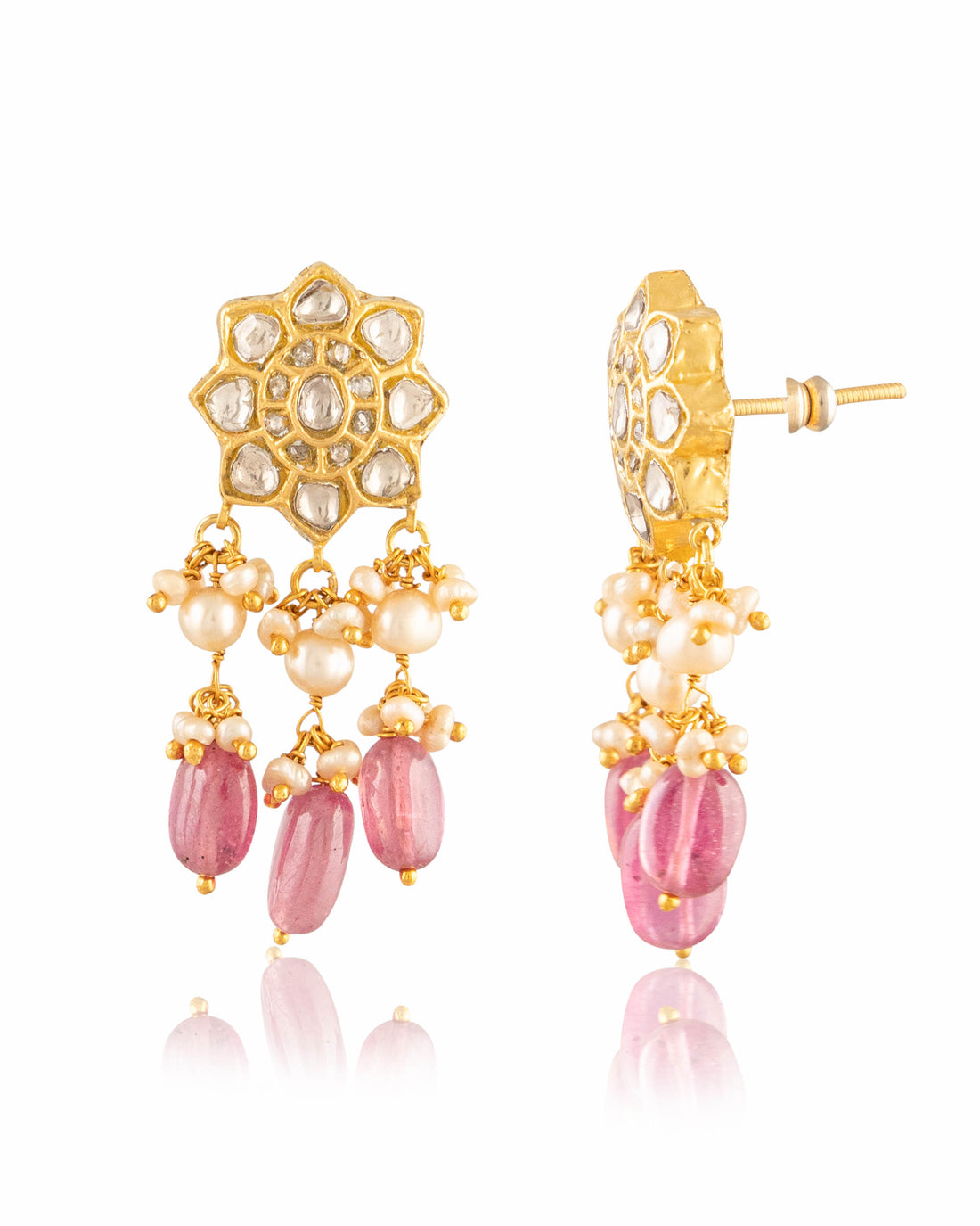 Racheal Choker And Malvika Tops Polki Set