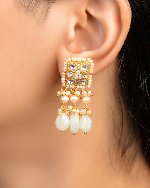 Sharvni Choker And Johanna Tops Polki Set