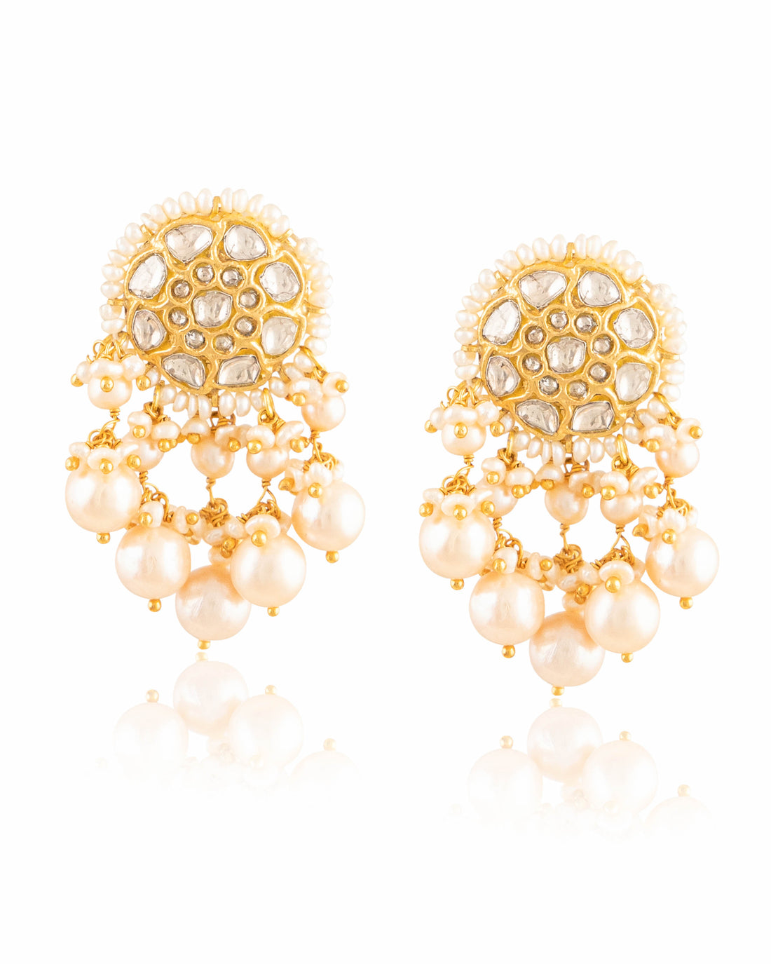 Riyanshi Necklace And Aarzu Tops Polki Set