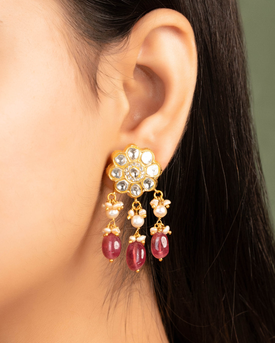 Ipsita Choker And Surbhi Tops Polki Set