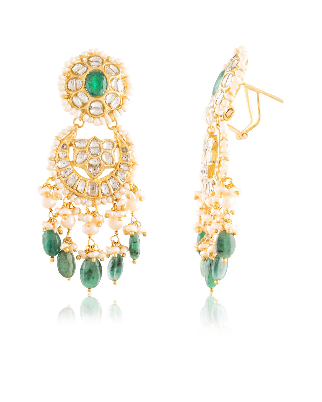 Reshma Polki Chandbalis