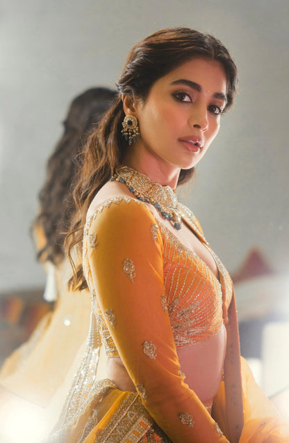 Pooja Hegde - Kinnnari Polki Necklace