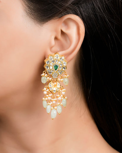 Parinita Polki Long Earrings