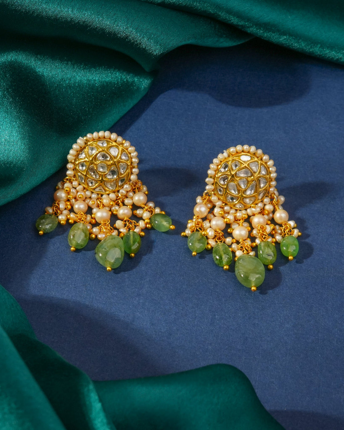 Nancy Necklace And Haniya Tops Polki Set