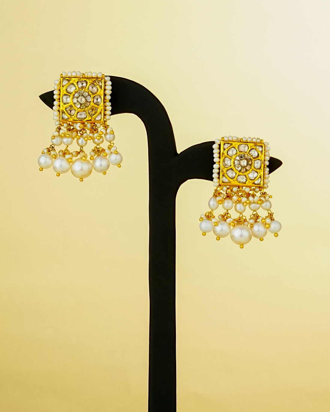 Leena Polki Long Earrings