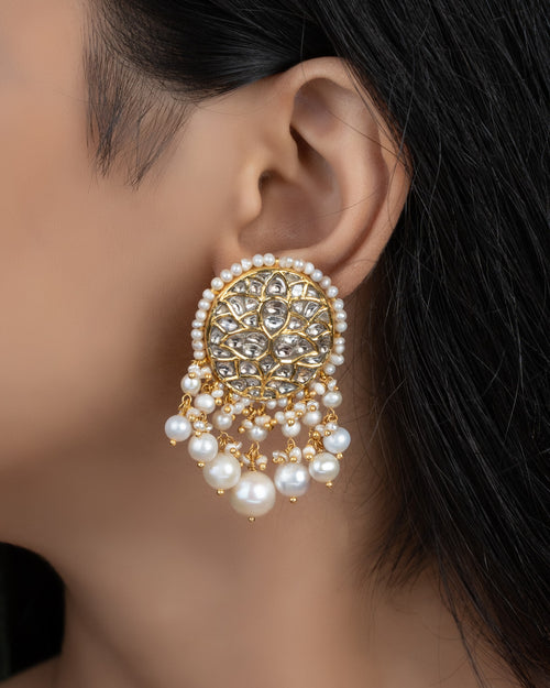 Mehel Choker And Arunima Tops Polki Set