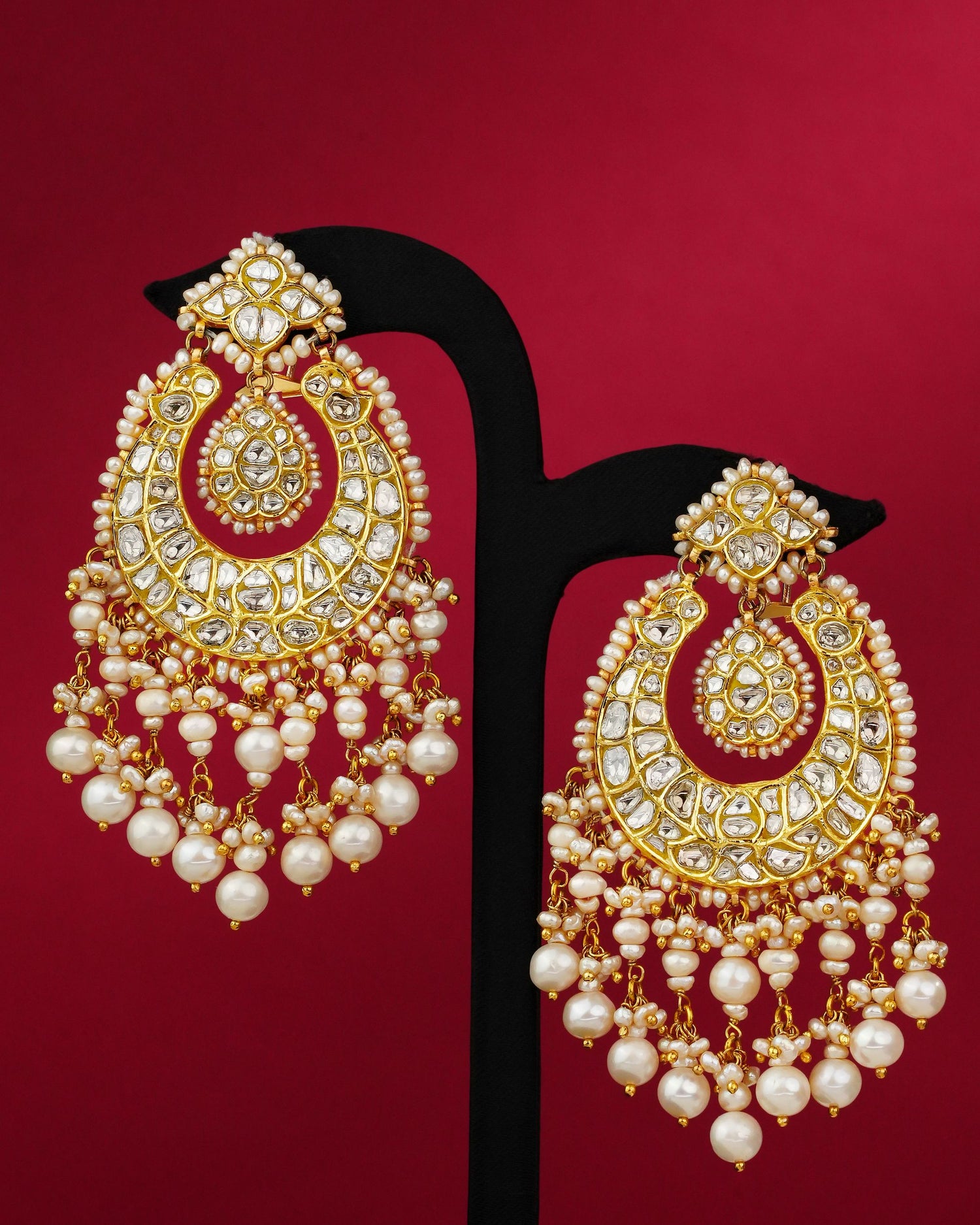 Shrija Polki Chandbalis