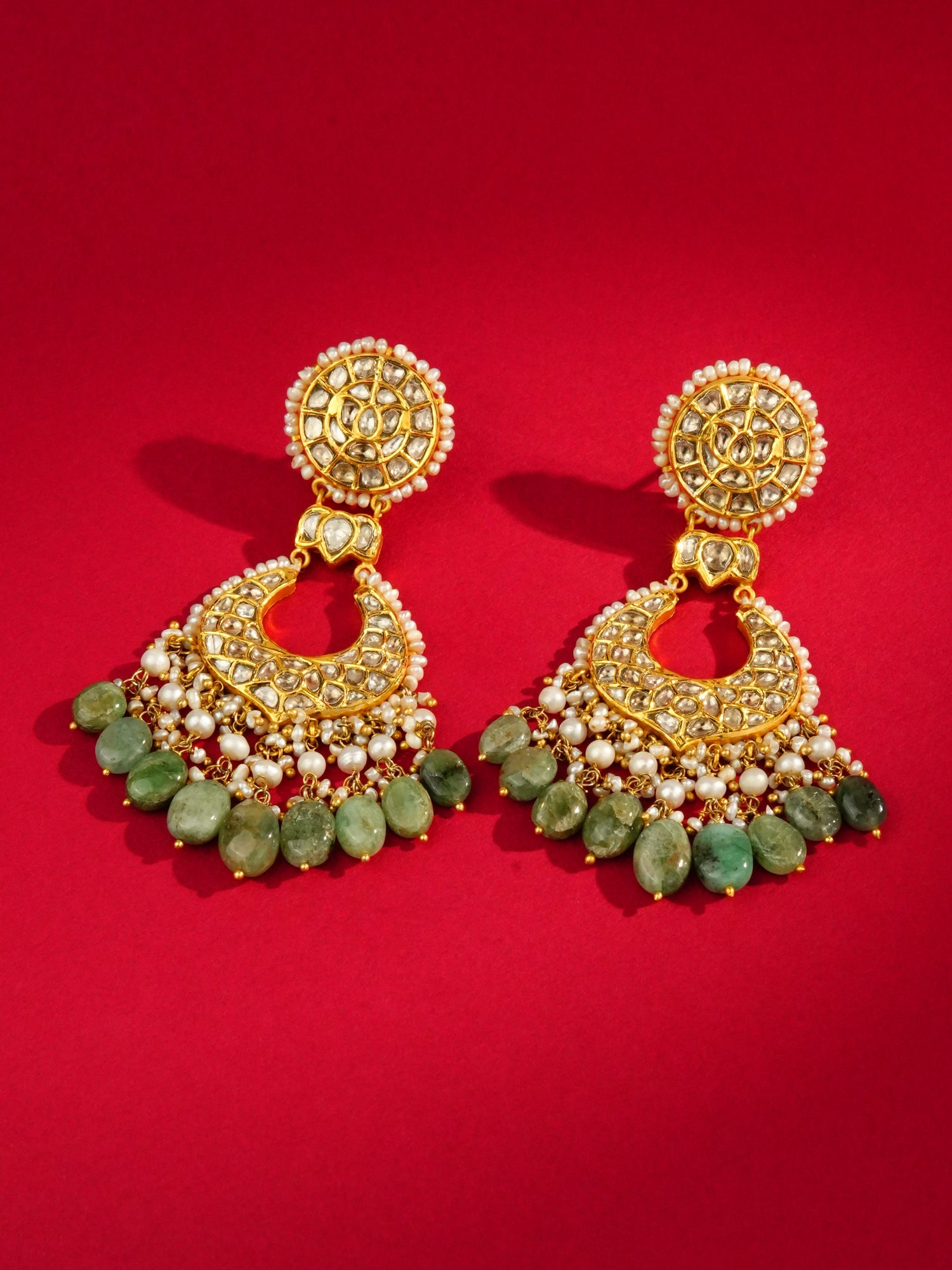 Prajwala Polki Chandbalis