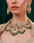 Meghana Necklace And Neelima Chandbalis Polki Set