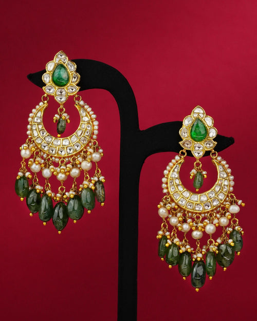 Kajal Polki Chandbalis