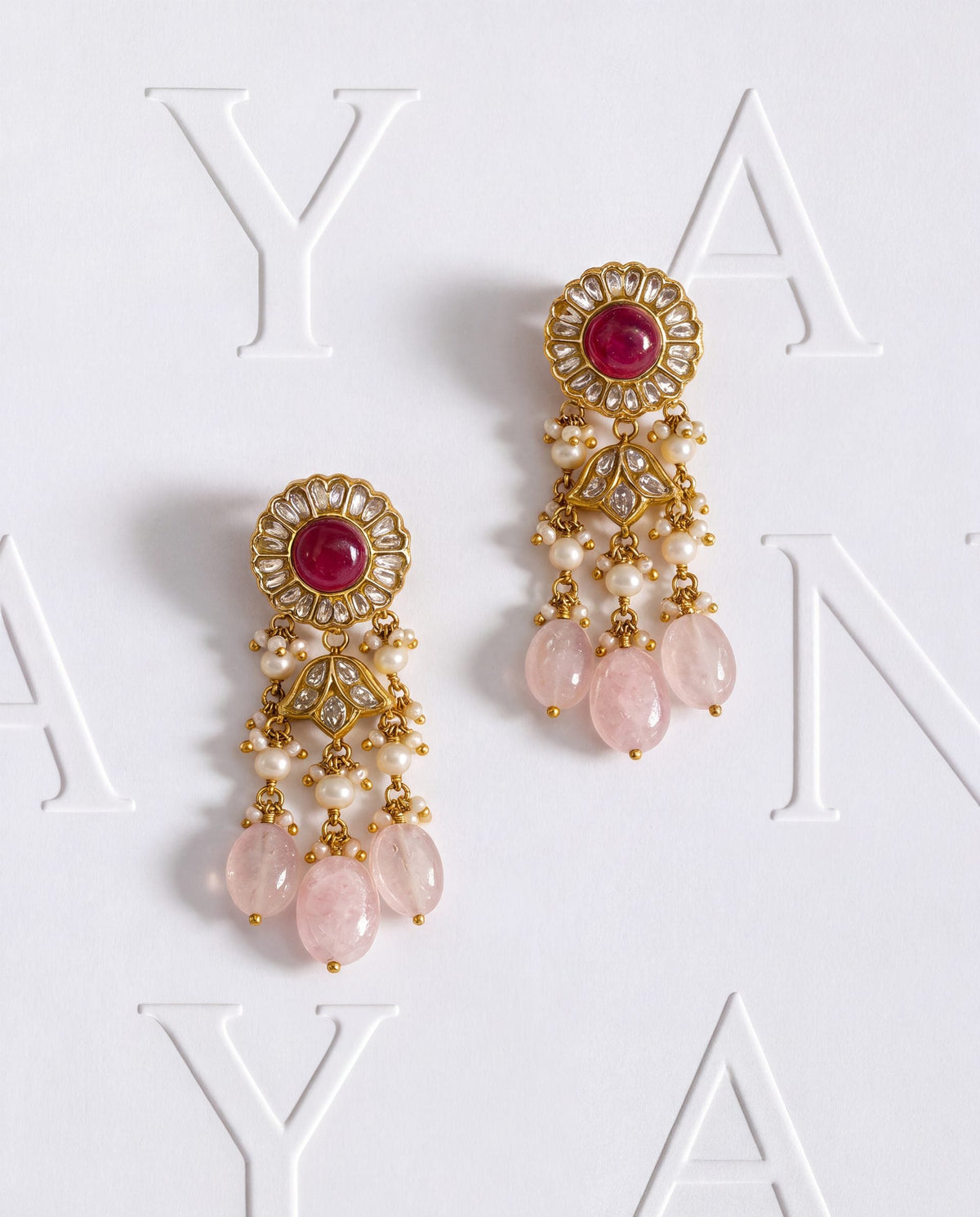 Suruchi Polki Long Earrings